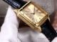 AAA Replica Cartier Santos-Dumont Swiss 9015 Watch All Gold Couple Wrist (4)_th.jpg